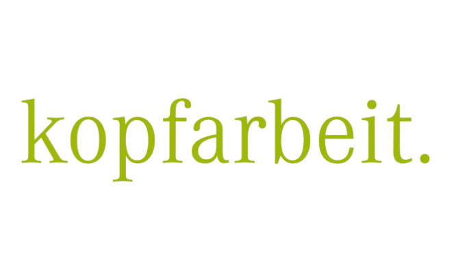 Logo des Beratungsunternehmens kopfarbeit